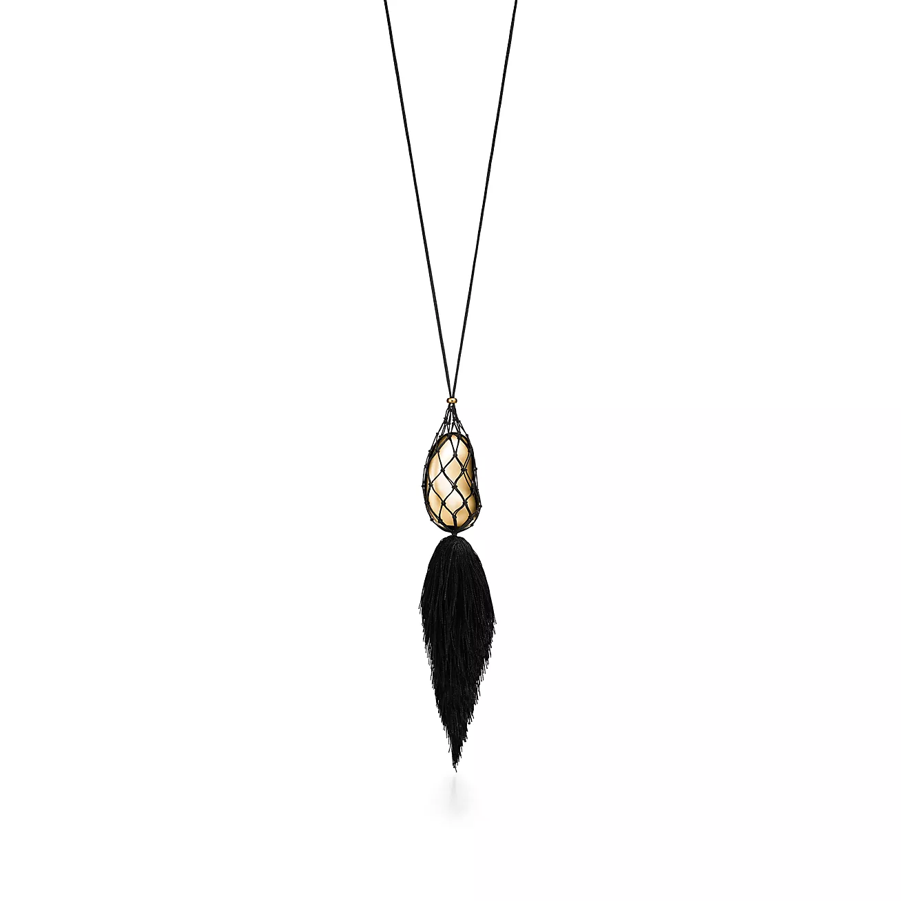 Bean® design Pendant in Yellow Gold, 29 x 50 mm