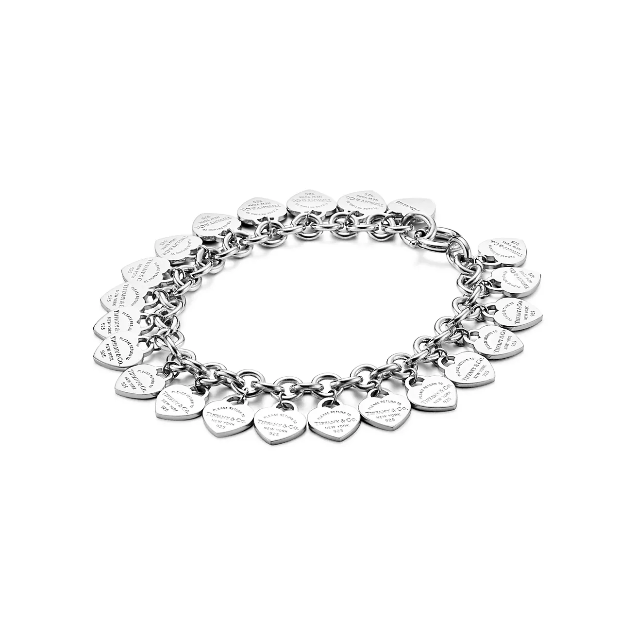 Multi-heart Tag Bracelet